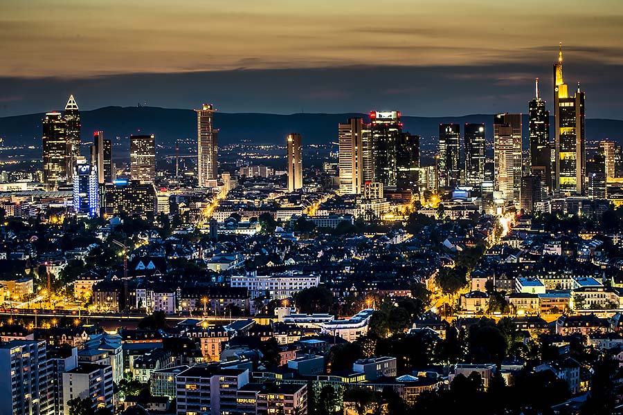 Frankfurt bei Nacht Lightroom workshop